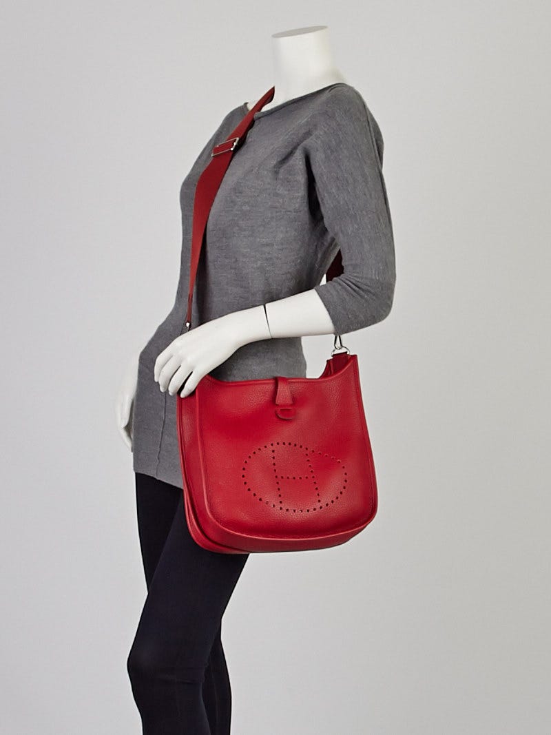 Hermes Rouge Garance Evelyne PM III