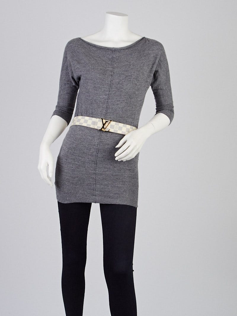 Louis Vuitton Damier Canvas LV Initiales Belt Size 90/36 - Yoogi's Closet
