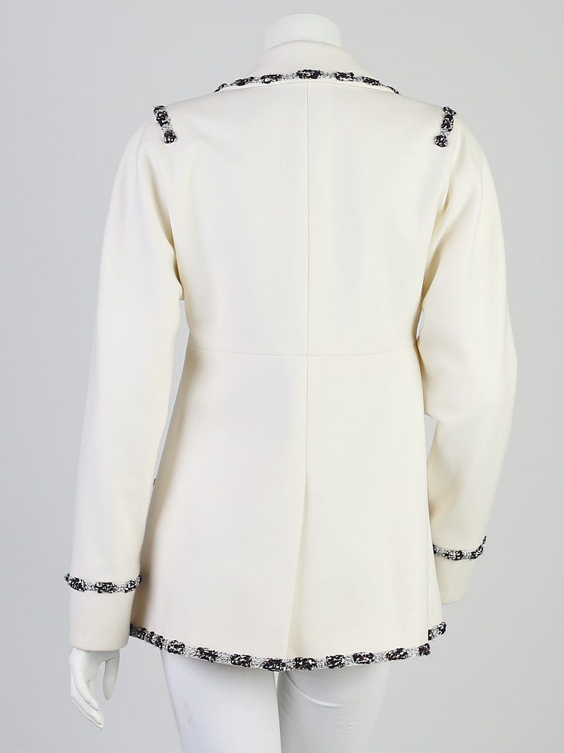 White hot sale chanel blazer