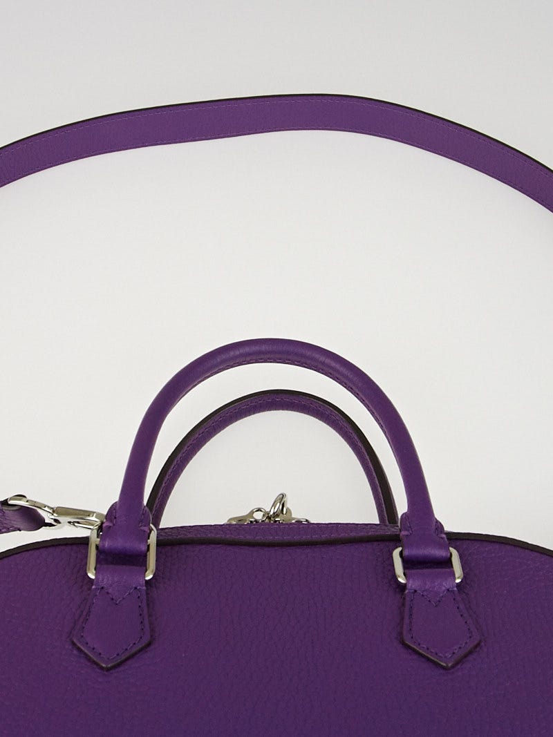 Louis Vuitton Violet Purple Monogram Taurillon Leather Pocket