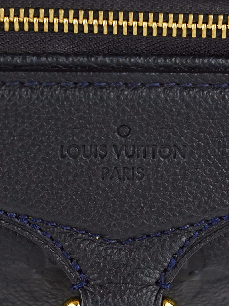 Louis Vuitton infini blue leather is gorgeous. #louisvuittonleather #l