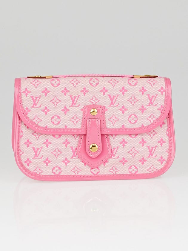 Louis Vuitton Pink Monogram Mini Lin Canvas Mary Kate Trousse Pochette Bag