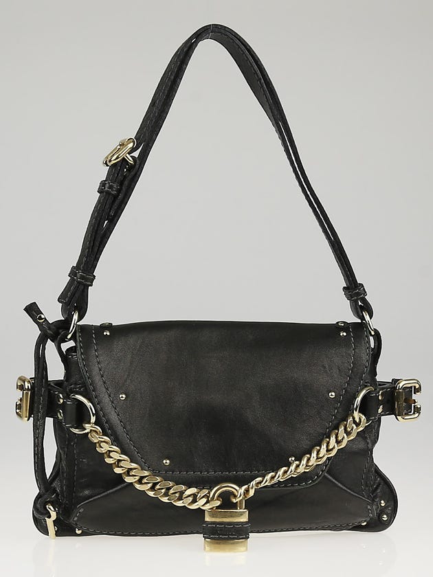 Chloe Black Leather Capsule Paddington Small Shoulder Bag