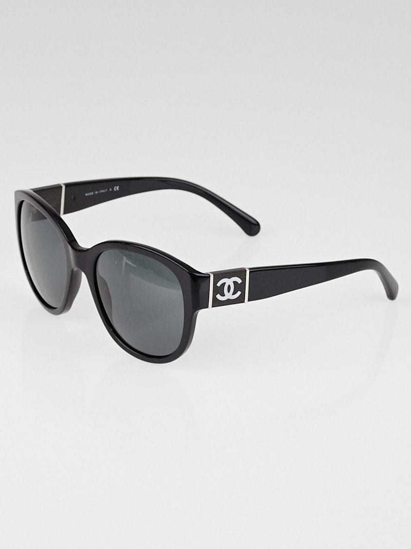 ★CHANEL★　CCマーク　サングラス　٩(*´︶`*)۶♬ CHANEL COCO Mark Sunglasses Plastic Black CC Auth 143837 | eBay
