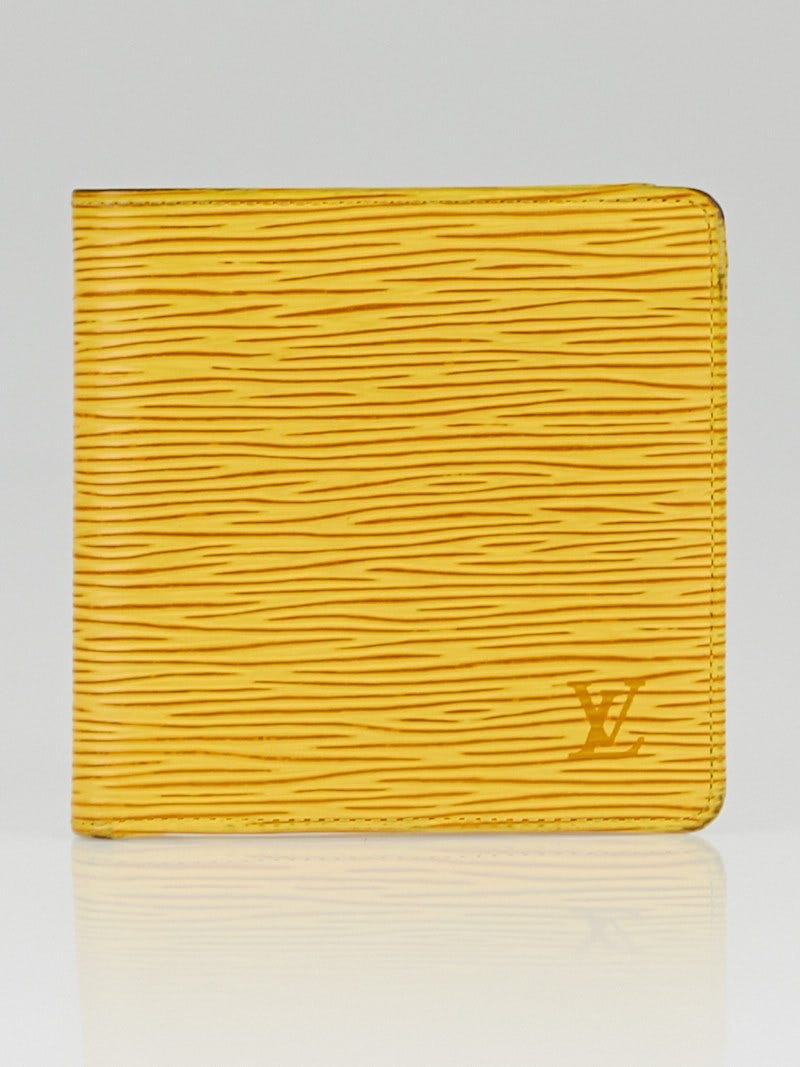 Louis Vuitton Tassil Yellow Epi Leather Elise Wallet Louis Vuitton