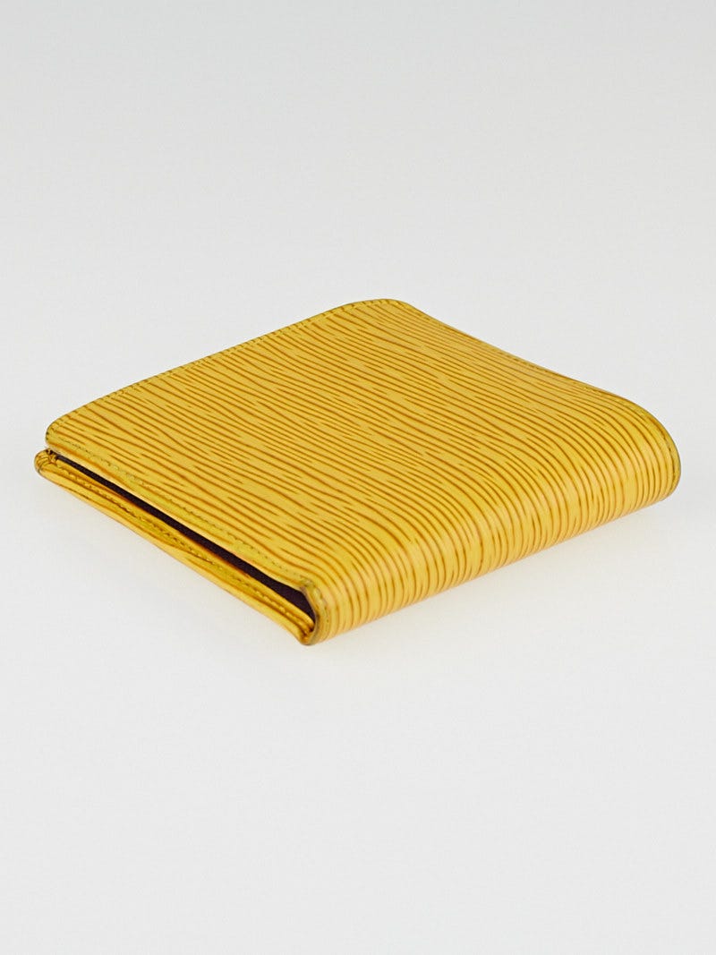 Louis Vuitton Tassil Yellow Epi Leather Marco Bifold Compact