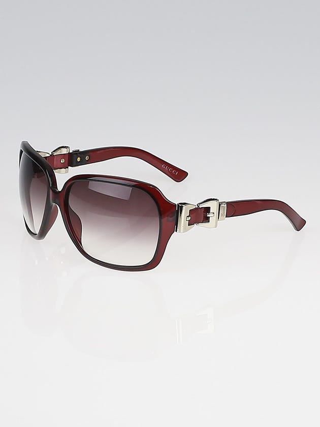 Gucci Red Frame Gradient Tint Queen Bow Sunglasses - 3006/S