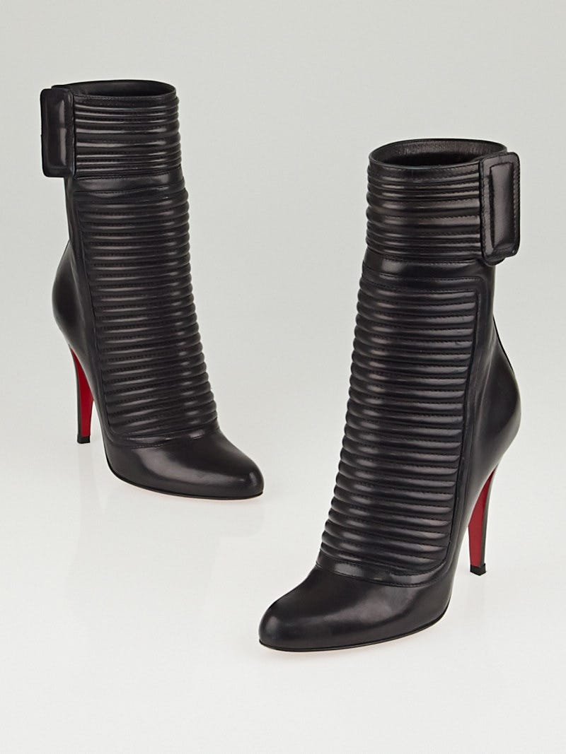 Christian louboutin nappa 2024 shiny leather booties