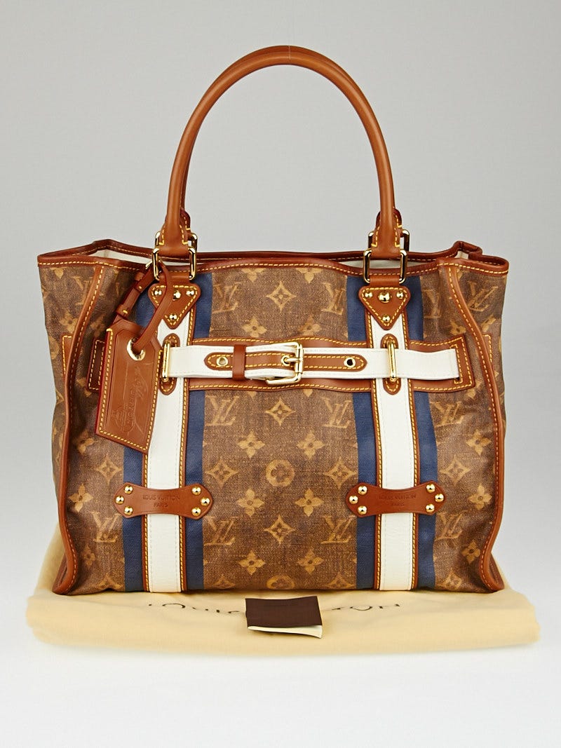 Louis Vuitton Limited Edition Tisse Rayures GM Tote Bag - Yoogi's