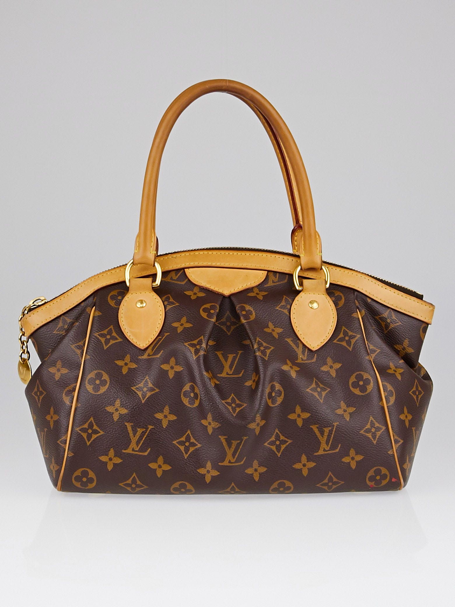 Louis Vuitton Tivoli PM Shoulder Bag Brown Monogram Canvas