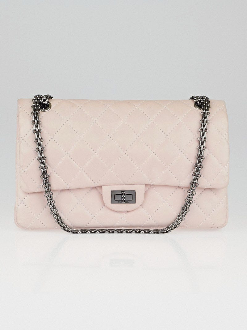 Chanel Light Pink Reissue 2.55 Quilted Classic Lambskin Leather