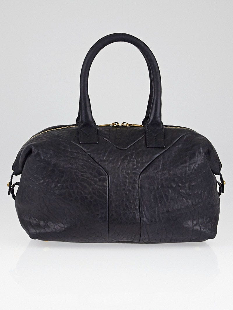 YSL Easy sold Y Patent Leather Tote Bag