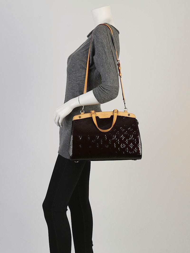 Louis Vuitton Amarante Monogram Vernis Brea MM Tote Bag - Yoogi's