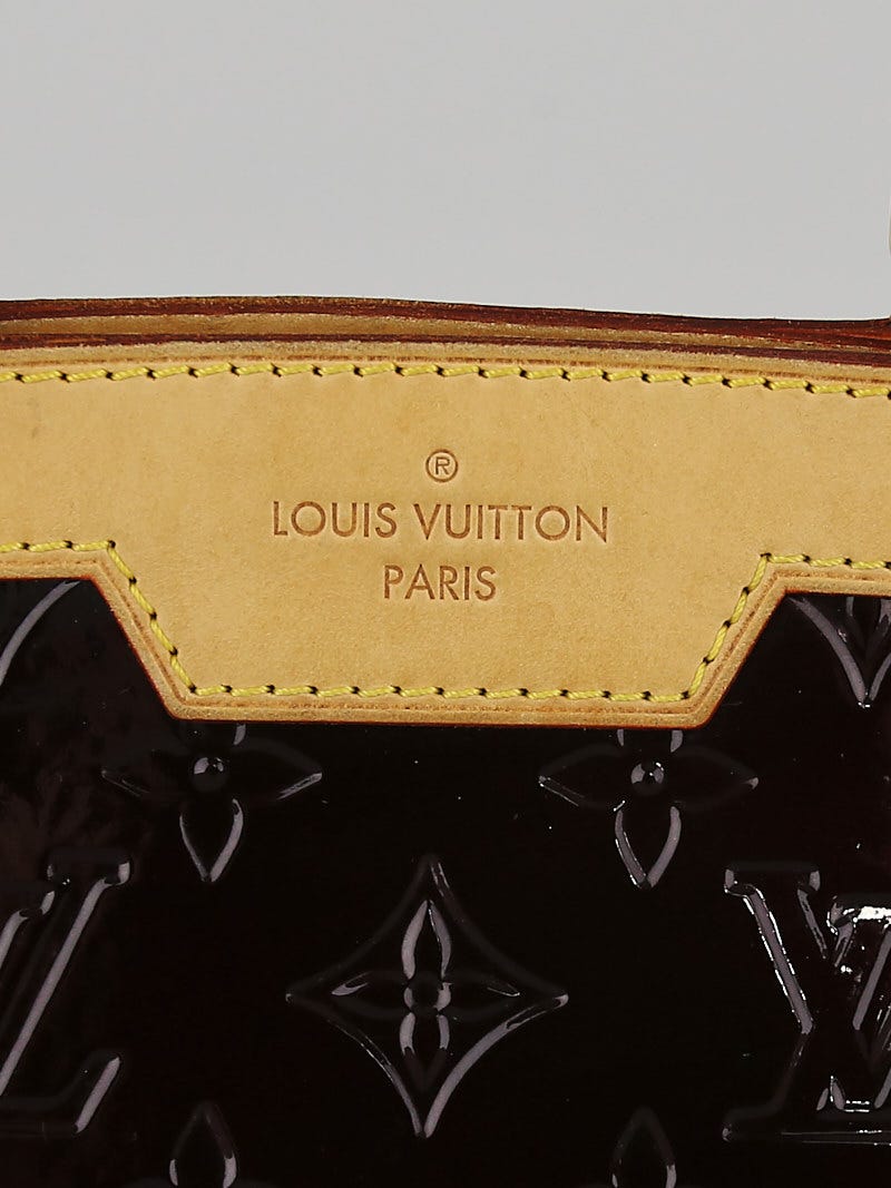 Louis Vuitton // Burgundy Amarante Monogram Vernis Brea Shoulder Bag – VSP  Consignment