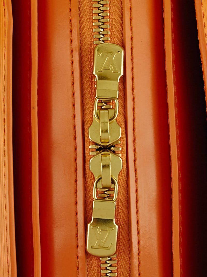 Authentic $955 Louis Vuitton Mandarin Epi Pont-Neuf PM GHW LV Handbag