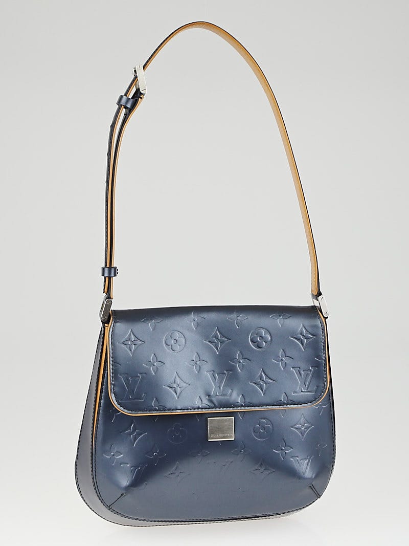 Louis Vuitton Blue Monogram Mat Webster Street Bag - Yoogi's Closet
