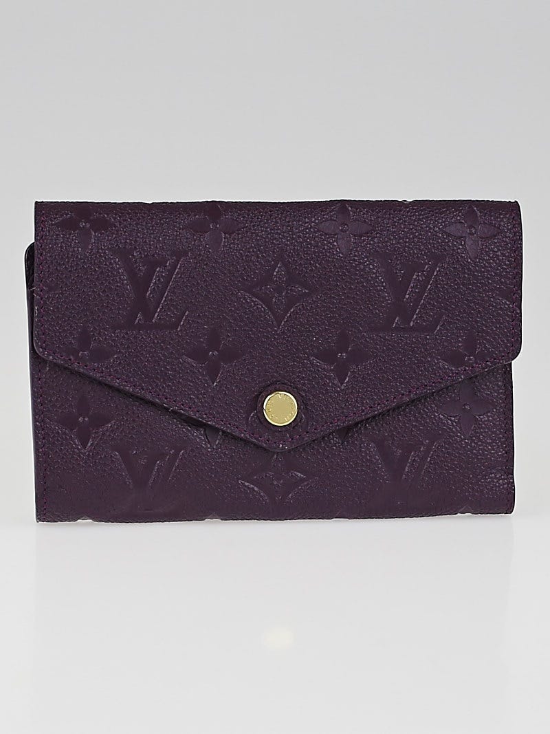 Louis Vuitton Curieuse Monogram Empreinte Leather Snap Wallet on SALE