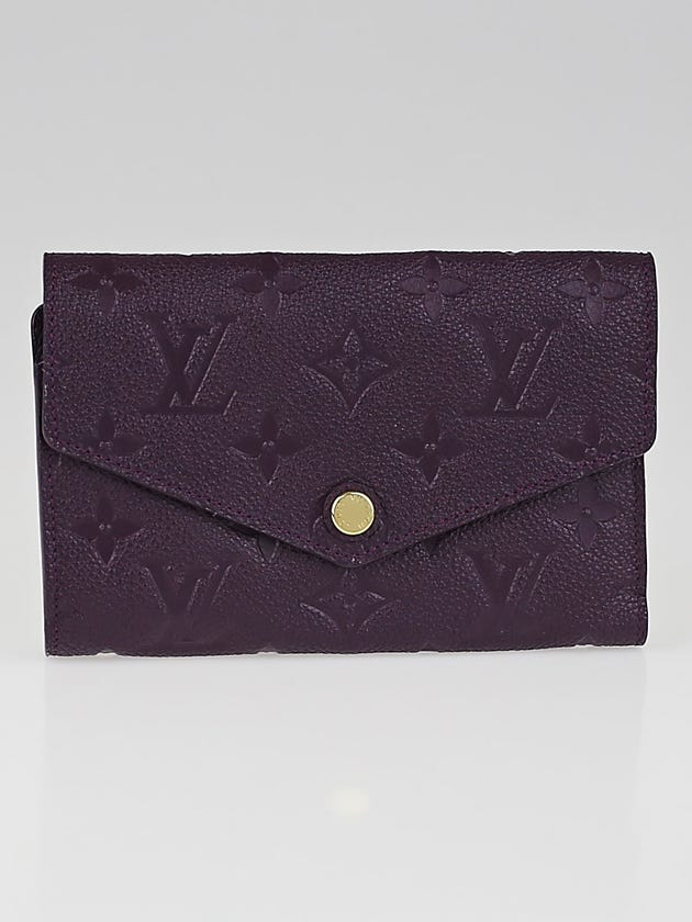 Louis Vuitton Aube Monogram Empreinte Curieuse Compact Wallet