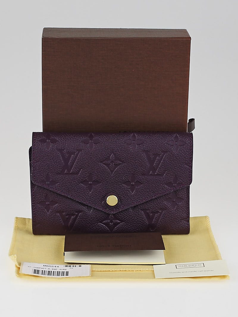 Louis Vuitton Aube Monogram Empreinte Curieuse Compact Wallet - Yoogi's  Closet