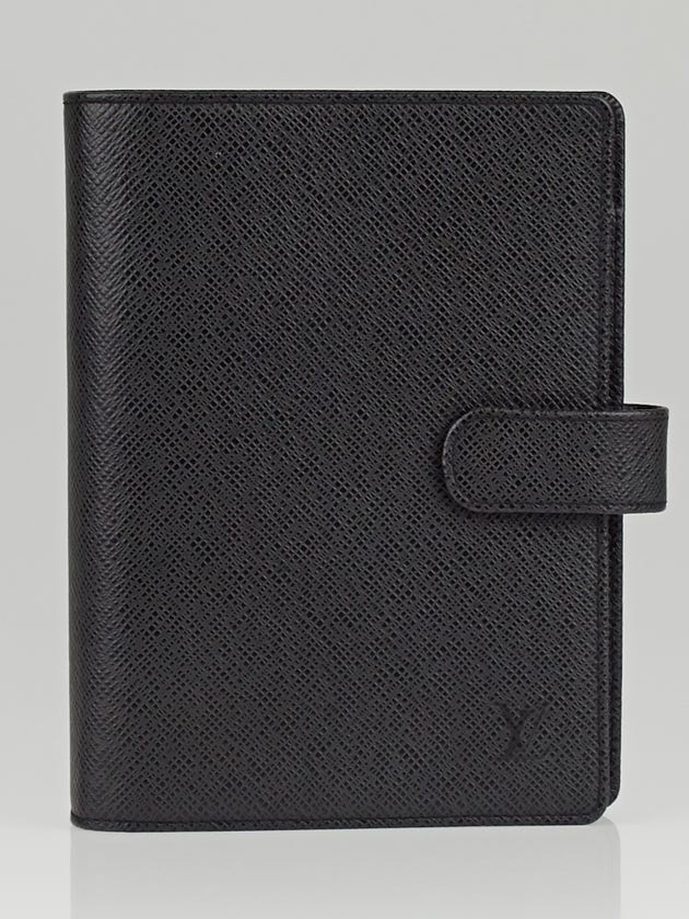 Louis Vuitton Ardoise Taiga Leather Medium Ring Agenda/Notebook Cover