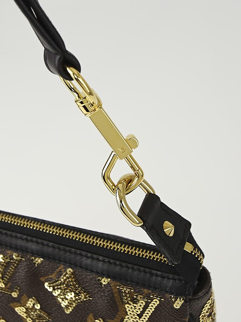 Louis Vuitton Pochette Limited Edition Monogram Eclipse Sequins Mini at  1stDibs