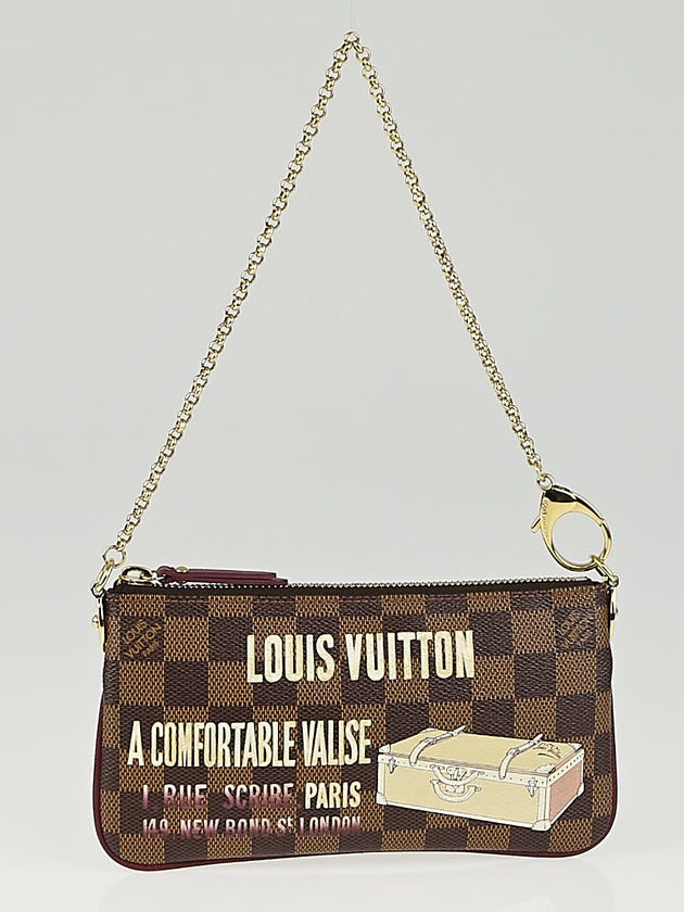 Louis Vuitton Limited Edition Damier Canvas Valise Milla Pochette Bag 