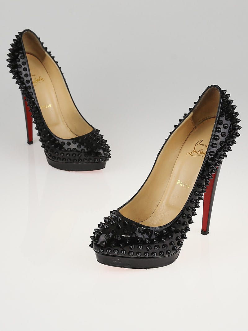 Christian Louboutin, Shoes, Christian Louboutin Black Alti Pump Spikes