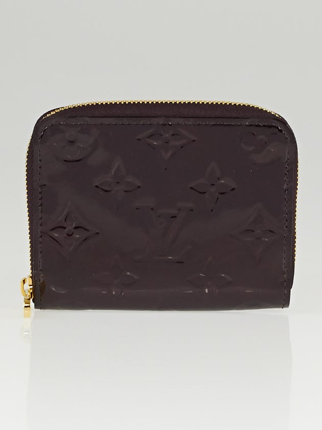 Louis Vuitton Amarante Monogram Vernis Zippy Coin Purse