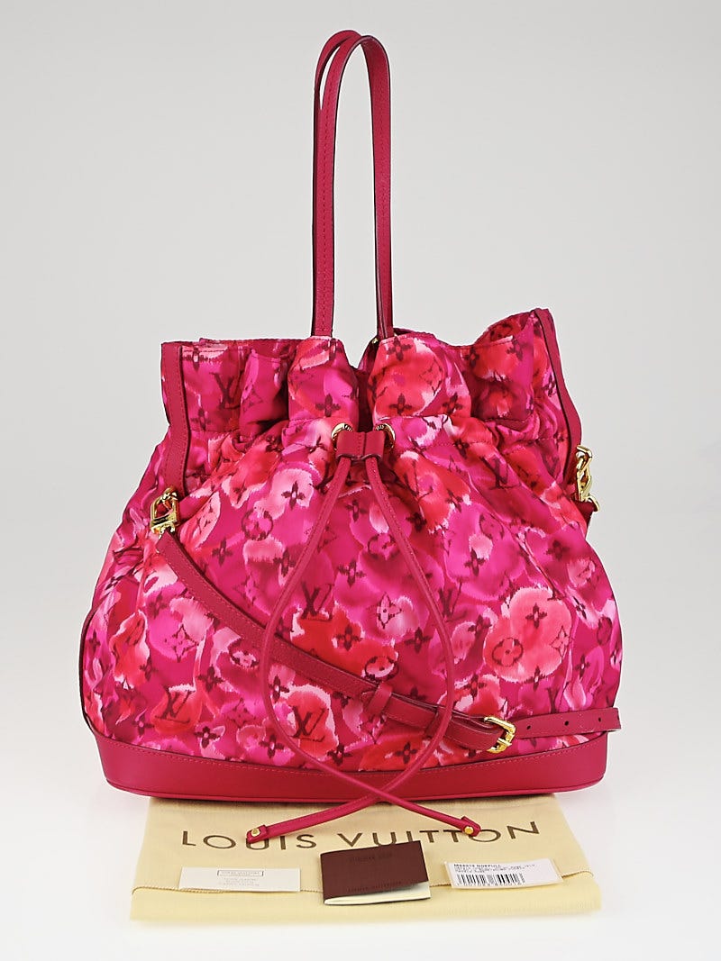 Louis Vuitton Limited Edition Rose Velours Monogram Ikat Neverfull