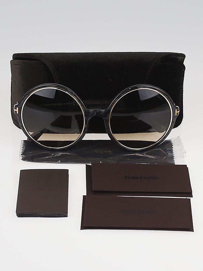 TOM FORD トムフォード Carrie TF268 サングラス ラウンド Tom Ford FT0268 Carrie Sunglasses | FT 0268 sunglasses | Price:$