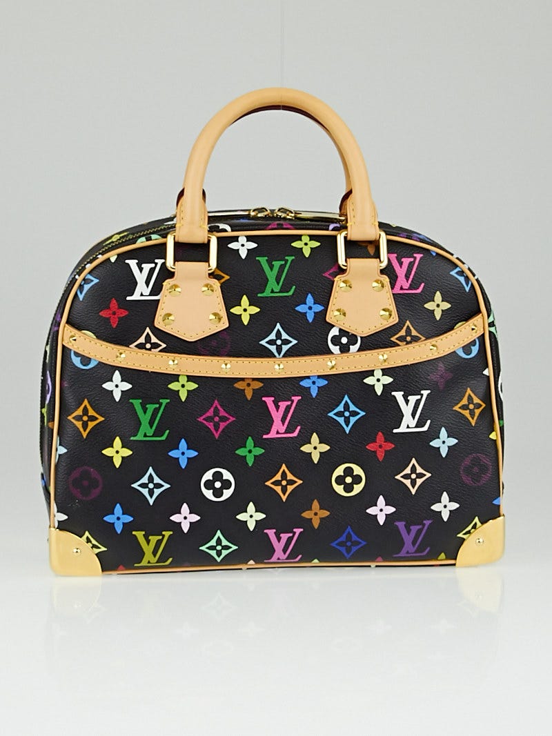 Louis Vuitton Black Monogram Multicolor Alma Bag - Yoogi's Closet