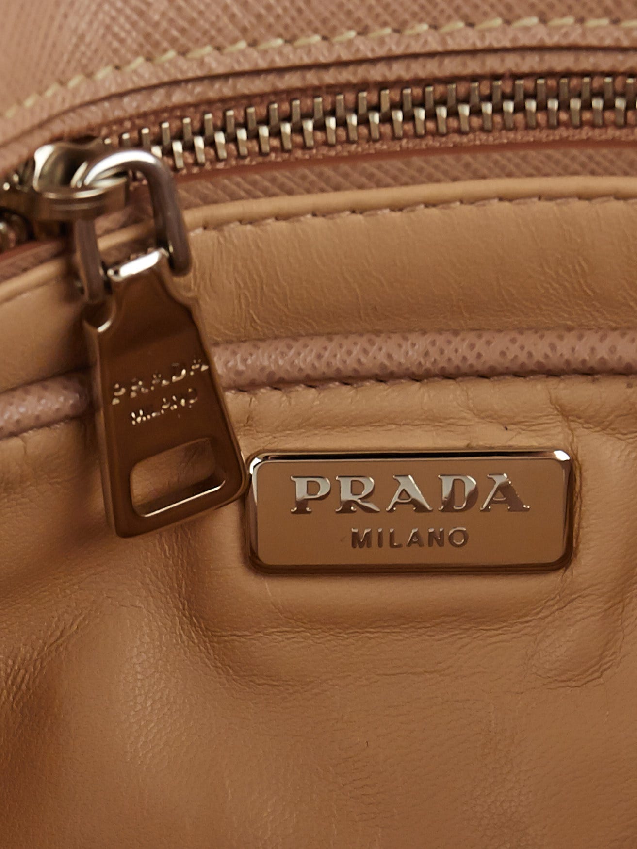 Prada Grey Saffiano Lux Leather Mini Sound Flap Bag at 1stDibs