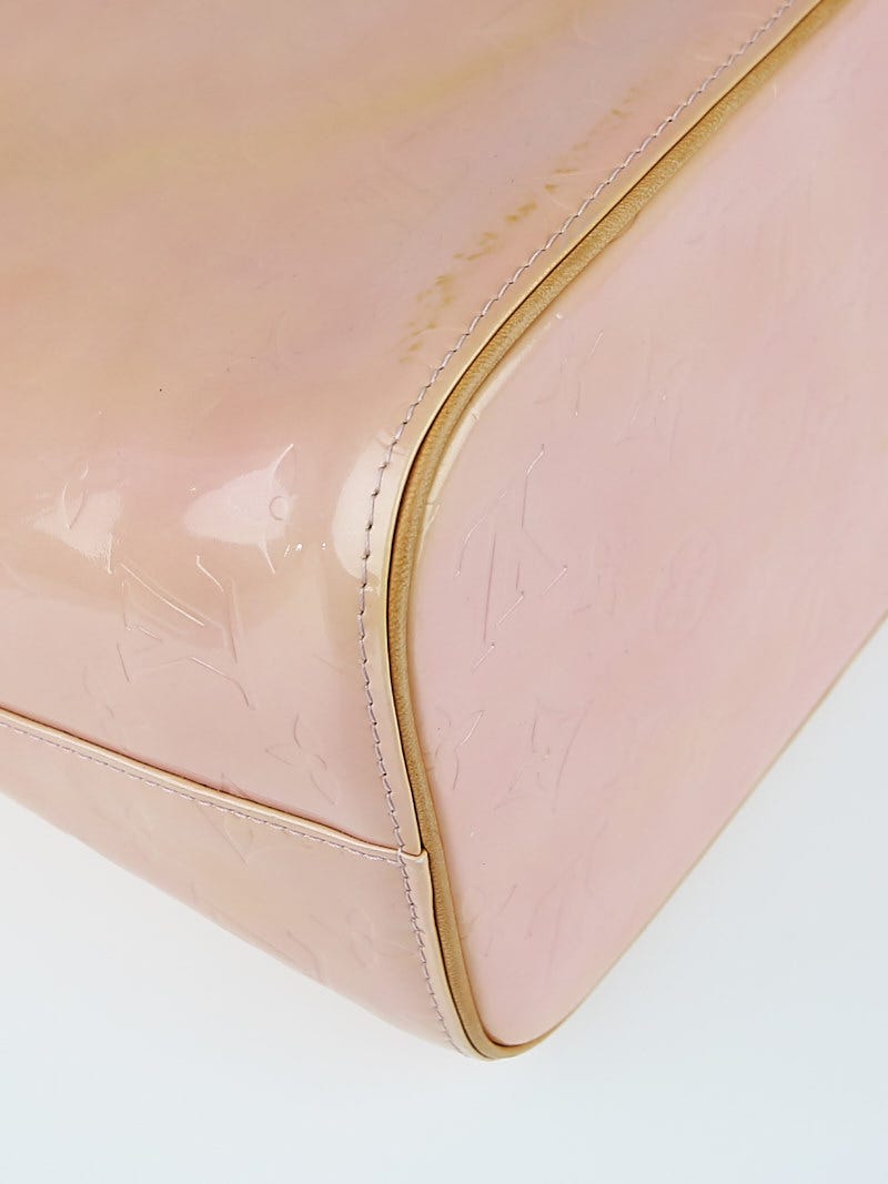 Louis Vuitton Fuchsia Pink Monoram Vernis Houston Zip Tote Bag 862095