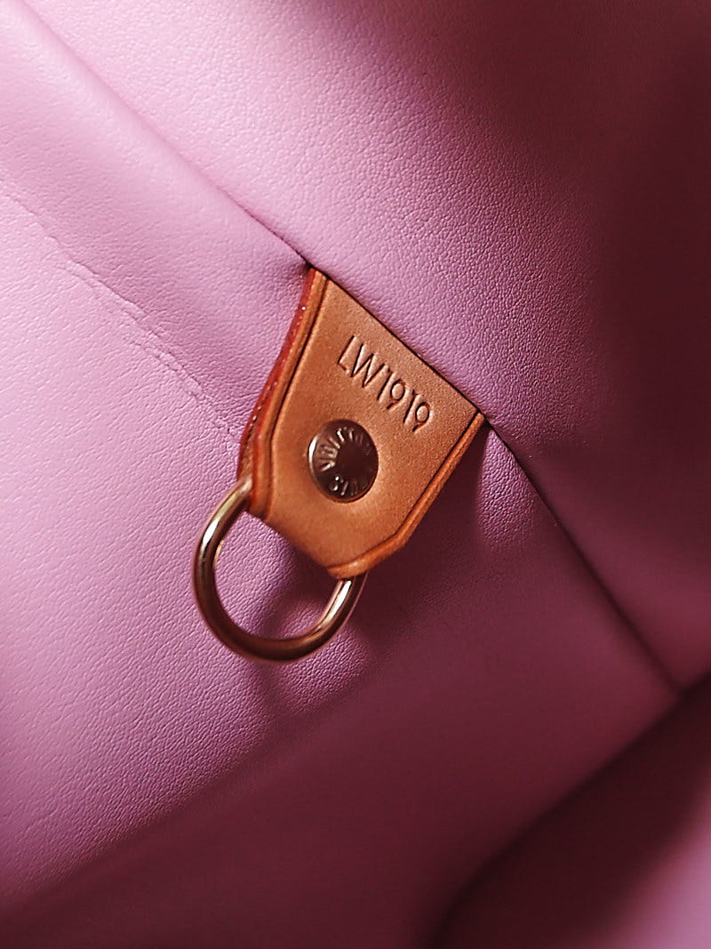 LOUIS VUITTON Monogram Vernis Houston Hand Bag Marshmallow Pink M91302 LV  44563 Patent leather ref.961161 - Joli Closet