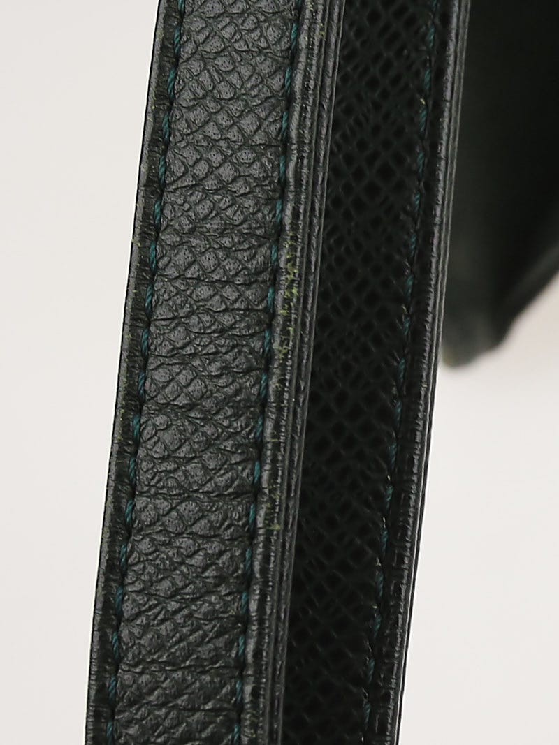 Louis Vuitton Taiga Selenga Clutch Bag Pouch Ardoise Men A2195