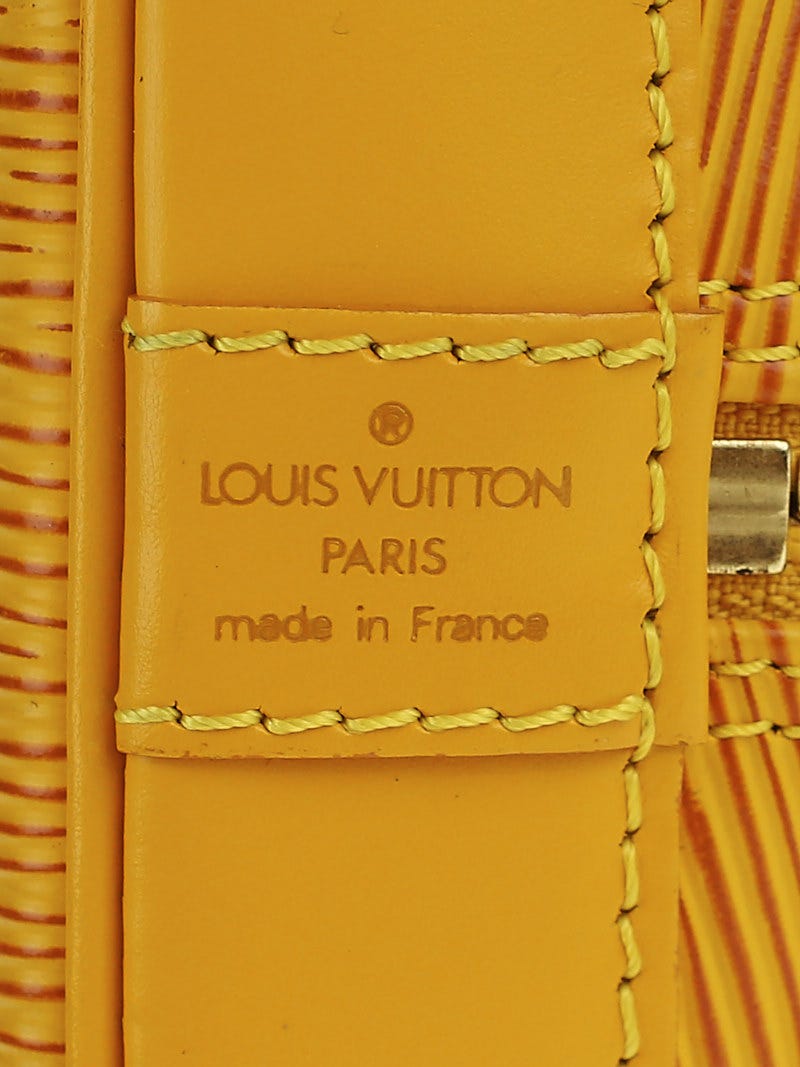 Yellow Louis Vuitton Epi Alma PM Satchel – AmaflightschoolShops