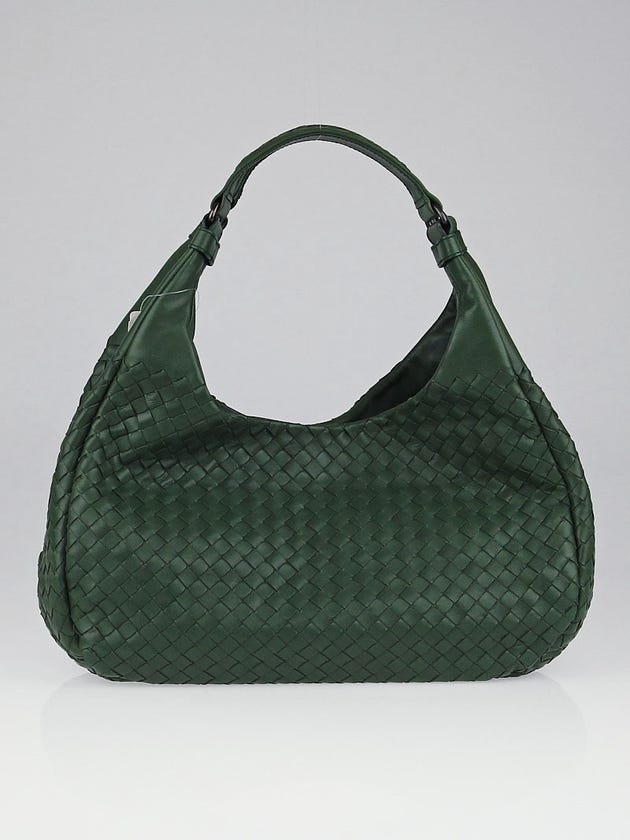 Bottega Veneta Torrent Intrecciato Woven Nappa Leather Medium Campana Bag