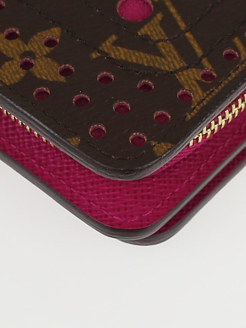 Louis Vuitton Monogram Perforated Compact Zipped Wallet (SHG-32530) – LuxeDH
