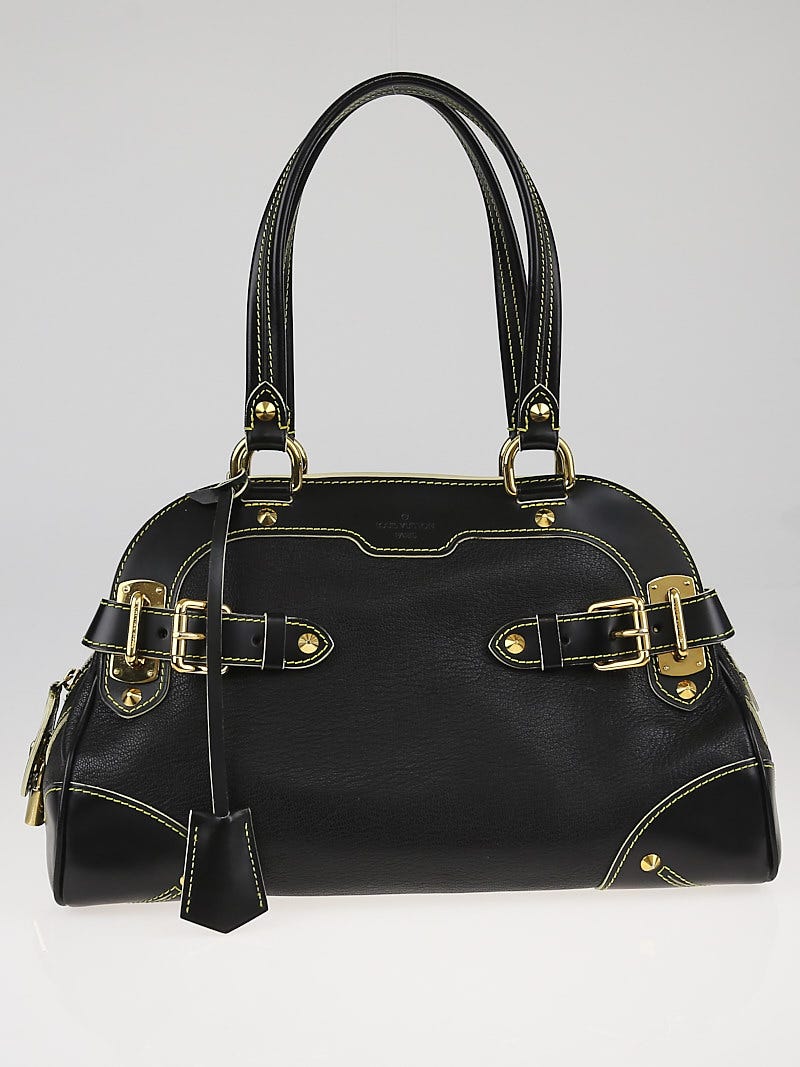 Louis Vuitton Black Suhali Leather Le Radieux Bag - Yoogi's Closet