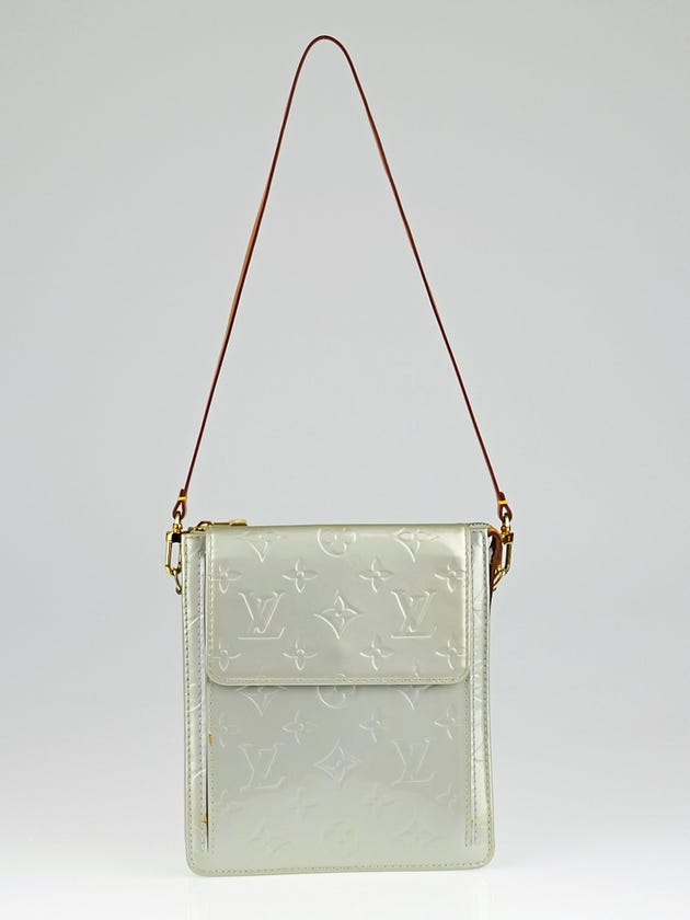 Louis Vuitton Silver Monogram Vernis Mott Bag