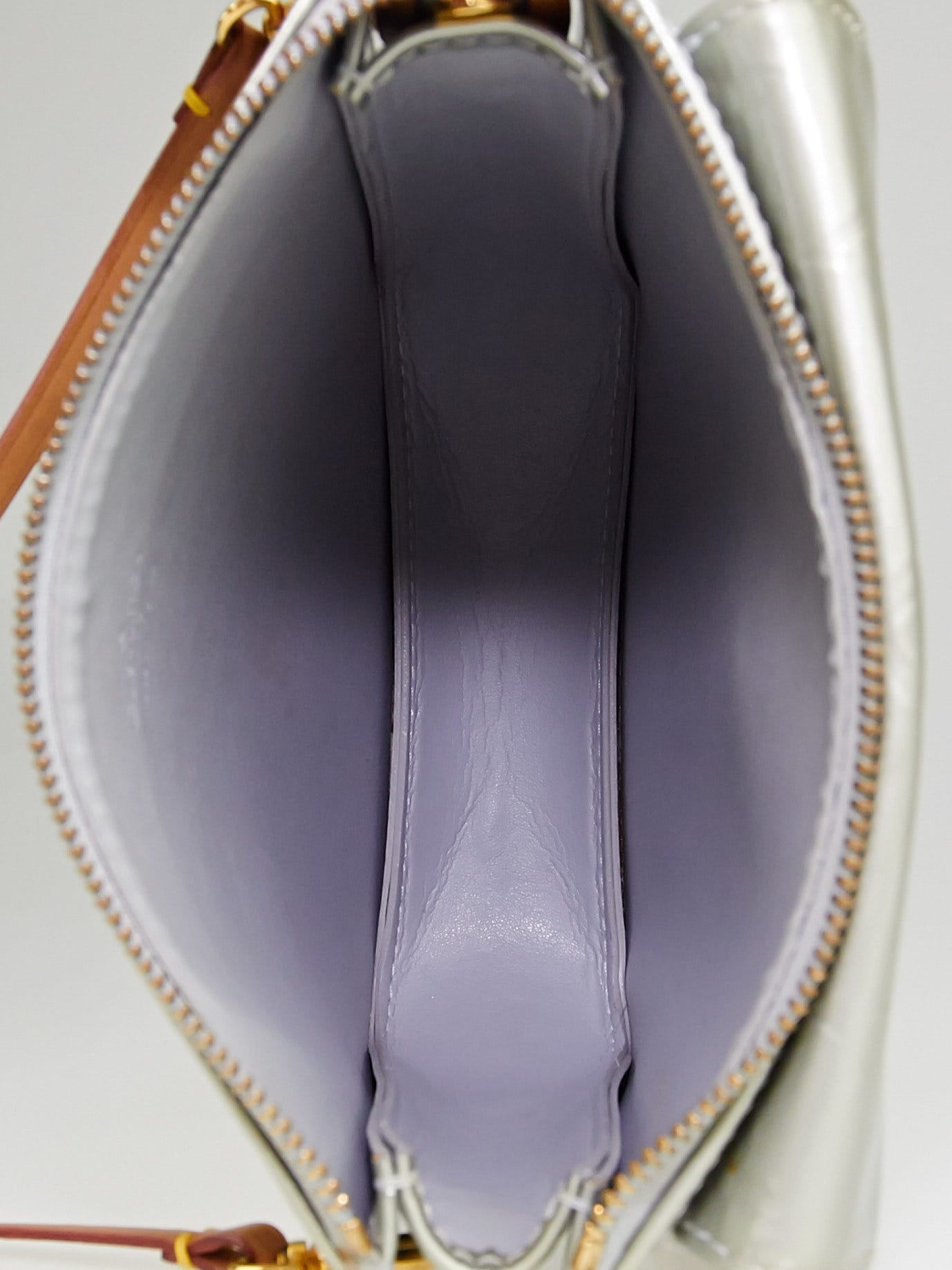 Louis Vuitton Monogram Vernis Mott Accessory Pouch Gris M91030 LV Auth Ki2318, Women's