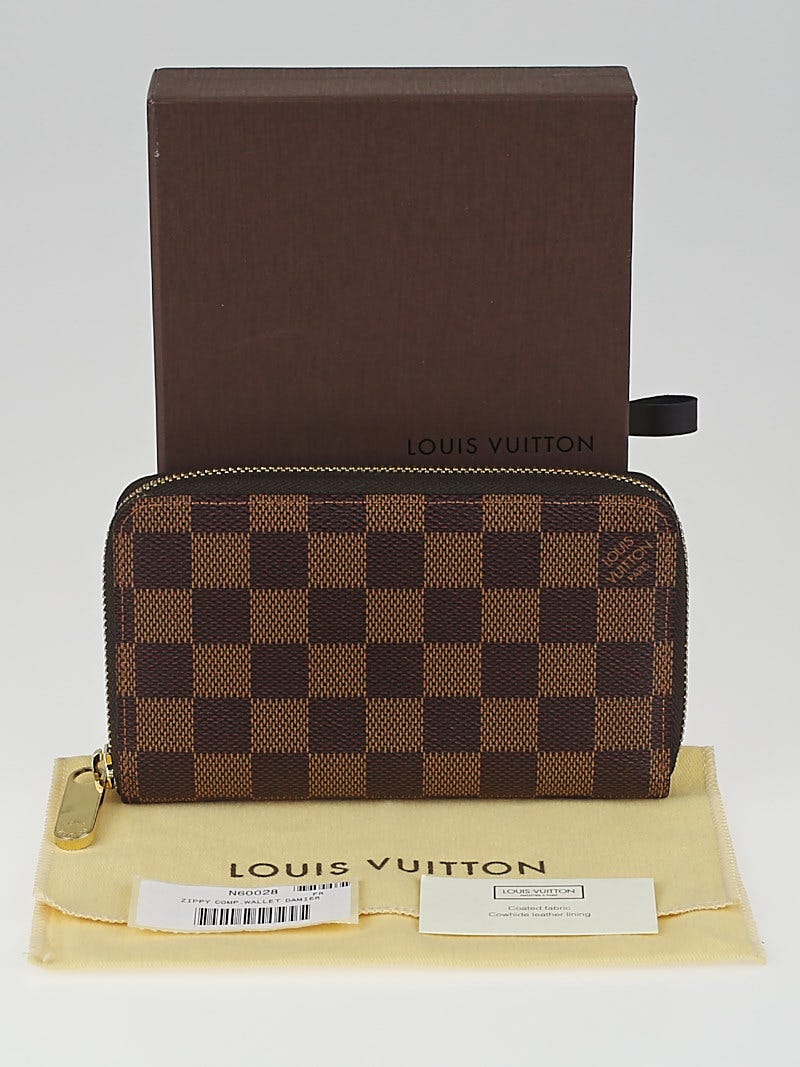 Louis Vuitton Damier Azur Canvas Compact Zippy Wallet - Yoogi's Closet