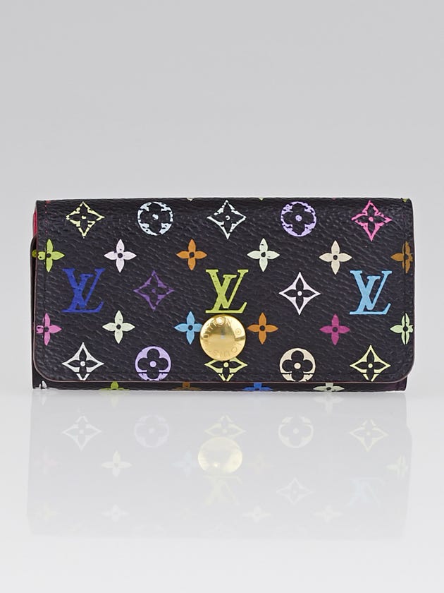 Multicles Louis Vuitton Black Monogram Multicolore Multicles 4 Key Holder | Yoogi ...