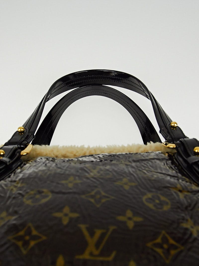 Louis Vuitton Limited Edition Monogram Shearling Thunder Bag - Yoogi's  Closet
