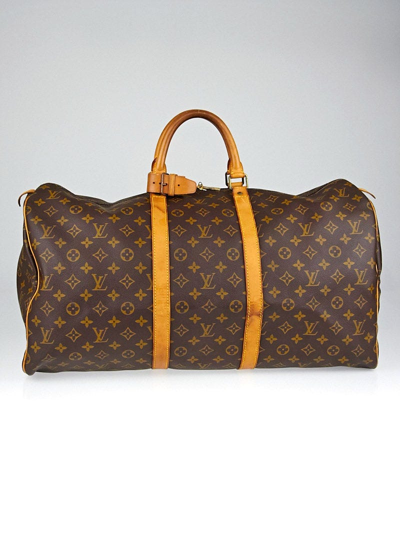 Louis Vuitton Monogram Canvas Keepall 55 Bag - Yoogi's Closet