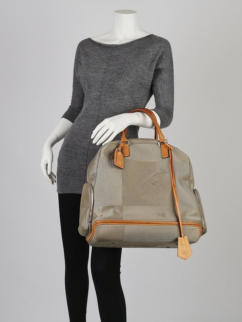 Louis Vuitton Black Damier Geant aventurier Polaire Travel Bag 122lv14