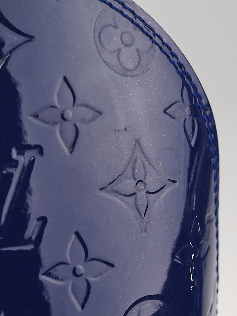 *SALE* Louis Vuitton Alma PM Monogram Vernis Bag In Midnight Blue