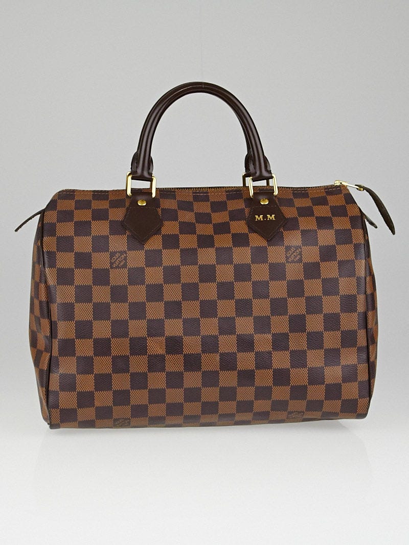 Louis Vuitton Damier Canvas Speedy 30 Bag - Yoogi's Closet