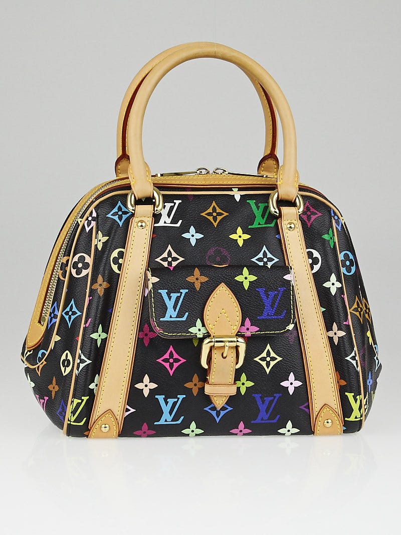 Louis Vuitton Black Monogram Multicolore Canvas Priscilla Bag - Yoogi's  Closet