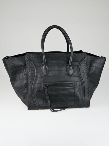 Celine croc embossed phantom bag Clearance